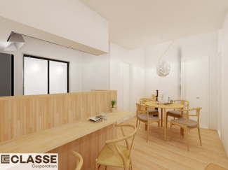 【完成予想図】 | 宇治市広野町大開1区画　売土地　建築条件付き | アトリエスタイルハウス仕様の窓はペアガラス、サッシはアルミ×樹脂複合のハイブリットサッシを採用。ガラスの間には断熱性の高いアルゴンガスを充填しておりますので、より断熱性能が高まる仕様になっております。