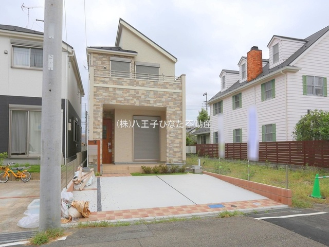 祝：成約済み　八王子市　散田町　新築戸建て　の外観|～仲介手数料無料☆八王子ひなた不動産～八王子市散田町　新築戸建て