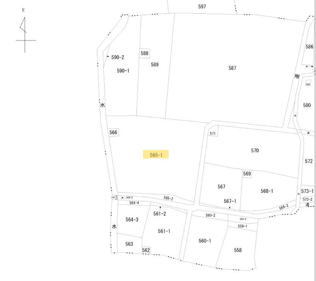 【土地図】 | 四辻町売地