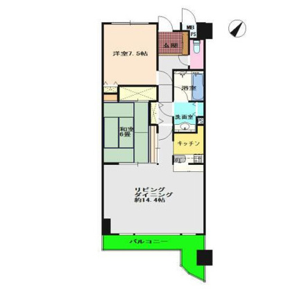 【間取り】 | クリオ伊東壱番館　