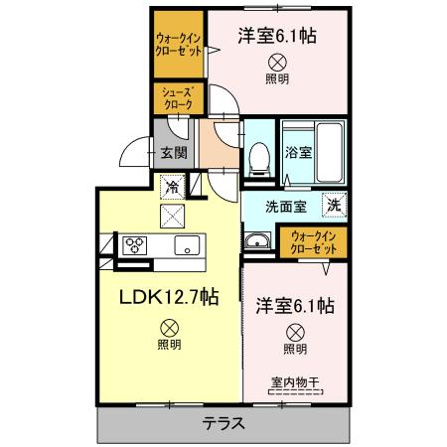 サニーフラット西市　A棟
