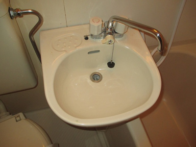 【洗面所】 | マンションのぞみ | ユニットバス内の洗面台です