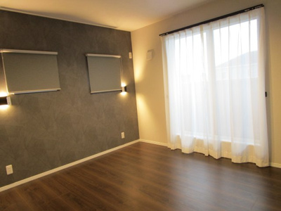 【内装】 | CLEIAS TOWN水戸市東野町【全2棟】 | 寝室■ホテルライクの寝室。落ち着きますね＾＾防犯や防音に効果的な２重窓。