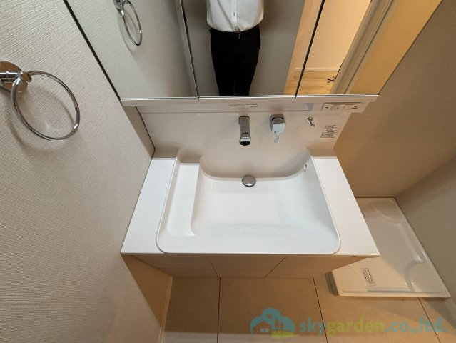 シャルマンコーポ本厚木の独立洗面台