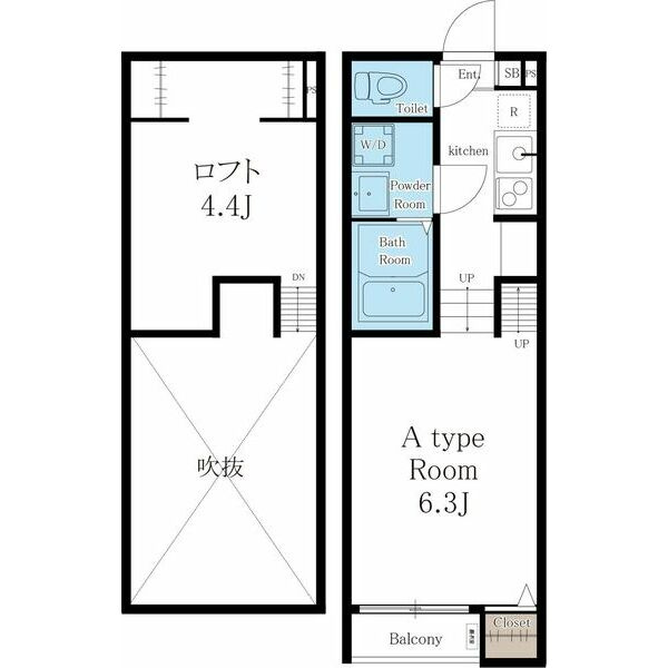 ニューライフ深江南の間取り