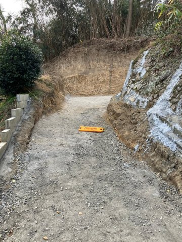 坂出市御供所町　戸建のその他|（2025.1）入口付近造成工事完了