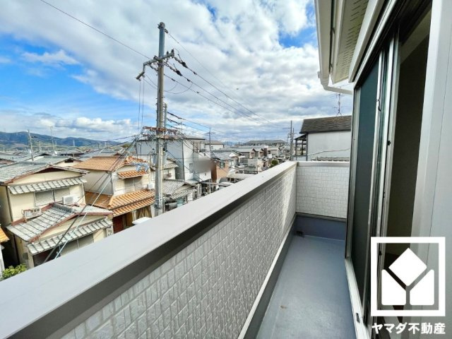 京田辺市草内五反田のバルコニー