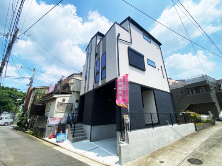 祝　成約済み　八王子市　散田町　新築戸建て　２期の外観|～仲介手数料無料☆八王子ひなた不動産～八王子市散田町　新築戸建て