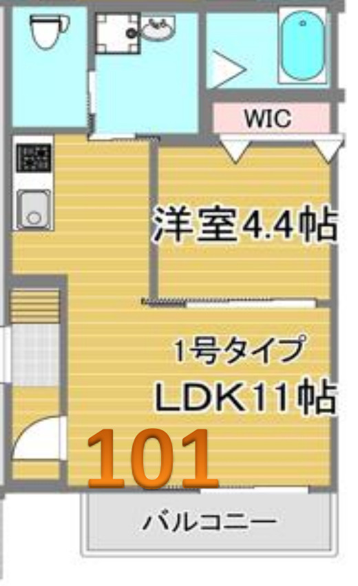 レジデンスコート京橋の間取り