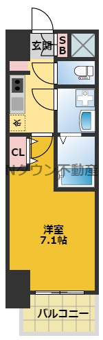 【間取り】 | S-RESIDENCE浄心 | 間取りです。