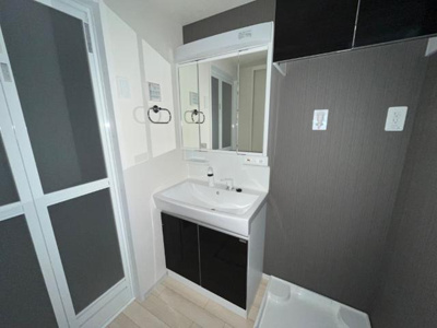 【洗面所】 | 瀬上町壱丁田新築アパート | 洗髪洗面化粧台（イメージ）