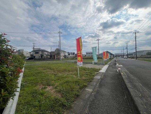 川越市山田　建築条件なし売地　「川越駅」バス13分　敷地37坪　【山田小学区】の外観