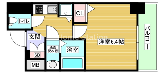 【間取り】 | レジデンス福島