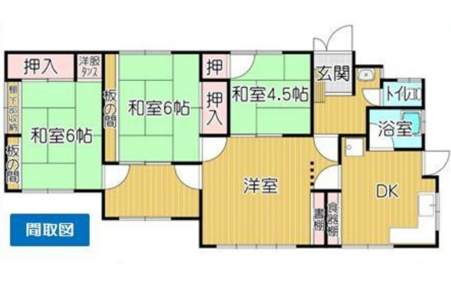 【間取り】 | 間取りは4DKになります。