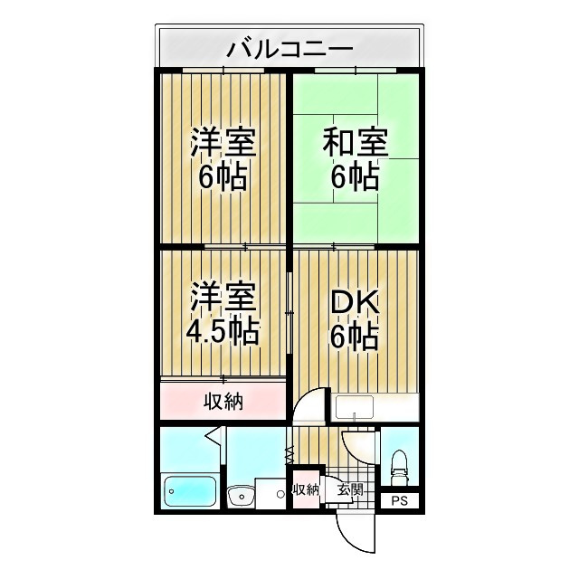東栄マンションの間取り