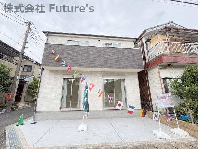 三郷市高州1丁目　新築戸建　全1棟の外観|三郷市高州・南西角地に位置する新築戸建