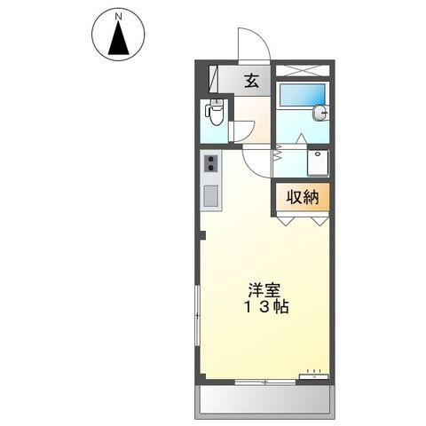 ハイム　ホンバヤシ　　刈谷市近郊の賃貸はクラスホームの間取り