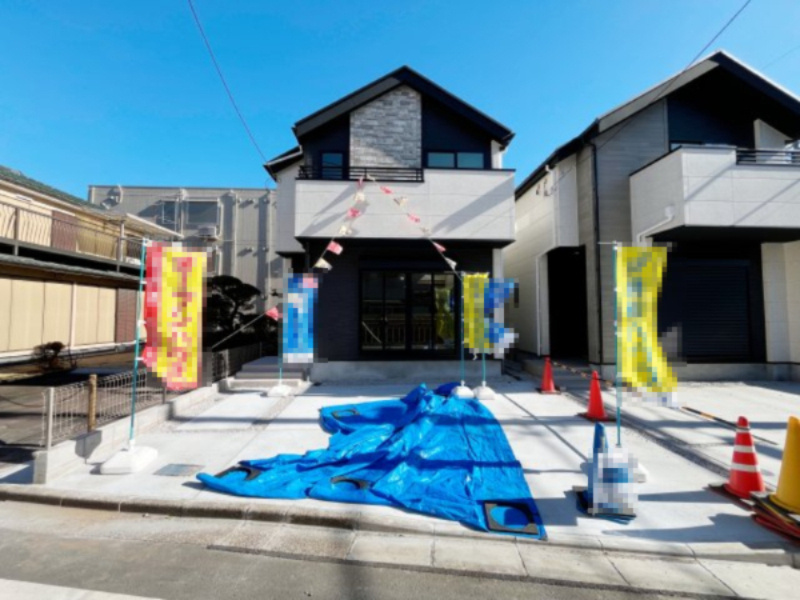 祝：成約済み　八王子市　本町　新築戸建て　３期の外観|～仲介手数料無料☆八王子ひなた不動産～八王子市本町　新築戸建て