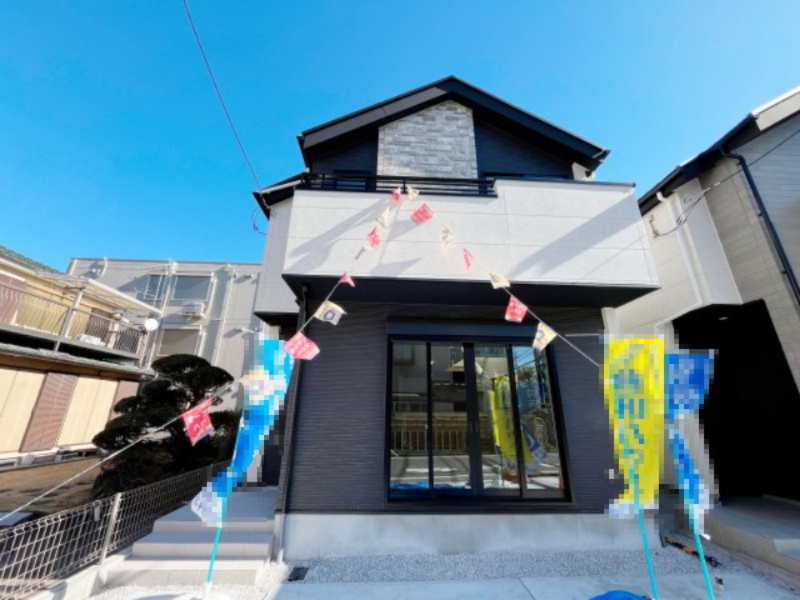 祝：成約済み　八王子市　本町　新築戸建て　３期の外観|JR中央線「八王子」駅から徒歩15分、京王線「京王八王子」駅から徒歩19分と、交通アクセスもよいです。～仲介手数料無料☆八王子ひなた不動産～八王子市本町　新築戸建て