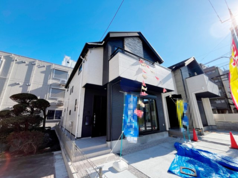 祝：成約済み　八王子市　本町　新築戸建て　３期の外観|JR中央線「八王子」駅から徒歩15分、京王線「京王八王子」駅から徒歩19分と、交通アクセスもよいです。～仲介手数料無料☆八王子ひなた不動産～八王子市本町　新築戸建て