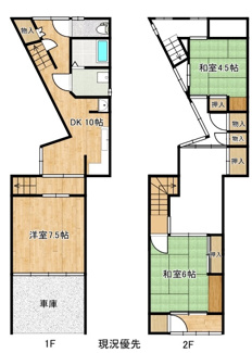 【間取り】 | 安来町Ｋ貸家
