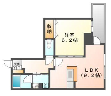 ボナール古京の間取り