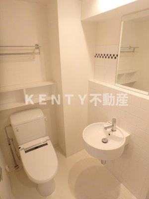 【洗面所】 | エスティメゾン武蔵小山 | スペースが確保できる洗面所です