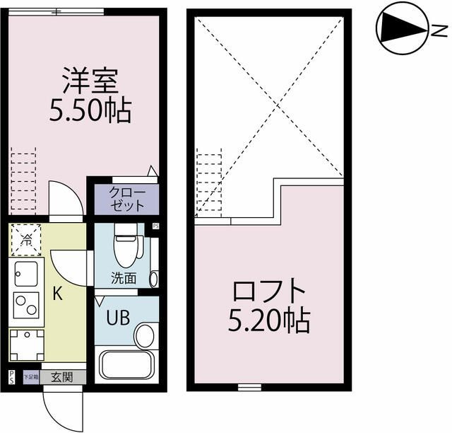 アザーレ・クオン読売ランド前の間取り