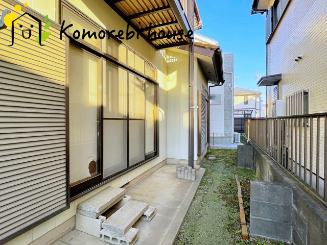 桶川市鴨川1丁目　中古戸建の庭|11/9　撮影済み