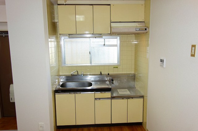 【キッチン】 | セゾンド船橋 | ２口ガスコンロ設置可のキッチン(都市ガス)