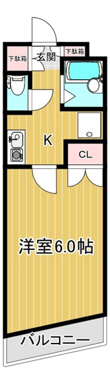 【間取り】 | ディアコート東公園 | 現況優先。