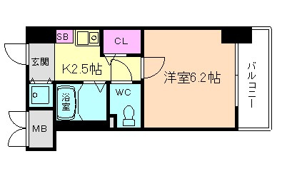 【間取り】 | パラシオ塚本Ⅱ