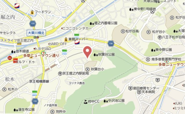 祝：成約済み　エミネンス長池　２ー３・１１第３ー７号棟　八王子市　中古マンションの地図|～仲介手数料無料☆八王子ひなた不動産～エミネンス長池