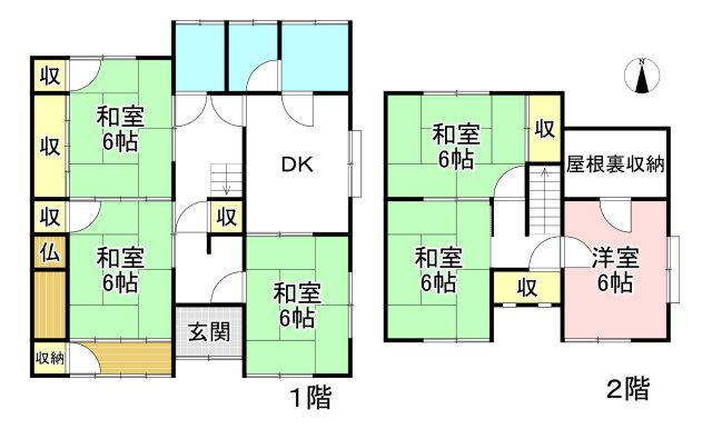 各務原市那加桐野外二ケ所大字入会地の間取り