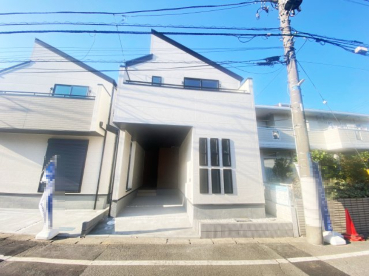 祝：成約済み　八王子市　散田町　新築戸建ての外観|京王高尾線めじろ台駅まで徒歩14分の立地です。～仲介手数料無料☆八王子ひなた不動産～八王子市散田町　新築戸建て