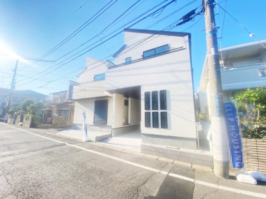 祝：成約済み　八王子市　散田町　新築戸建ての外観|京王高尾線めじろ台駅まで徒歩14分の立地です。～仲介手数料無料☆八王子ひなた不動産～八王子市散田町　新築戸建て
