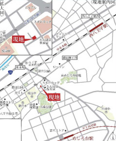 祝：成約済み　八王子市　散田町　新築戸建ての地図|～仲介手数料無料☆八王子ひなた不動産～八王子市散田町　新築戸建て