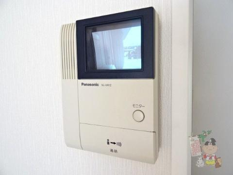 津倉町貸家のセキュリティ|カメラ付インターホン