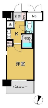 【間取り】 | ユニーブル靭公園
