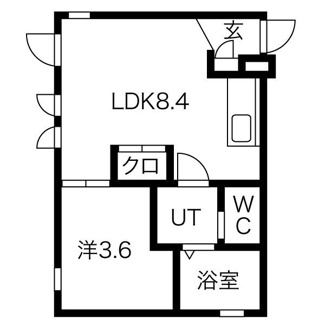 【間取り】 | Ceres岩塚駅前A棟