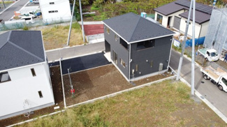 【外観】 | 甲府市山宮町 新築戸建 全2棟1号棟 角地 4LDK 南向き