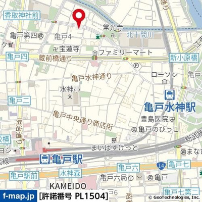 【地図】 | クリオ亀戸１番館