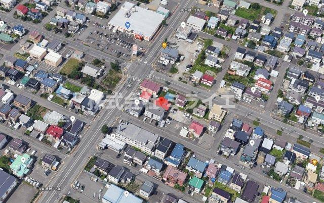 【土地】札幌市東区東苗穂十二条3丁目の地図|航空写真（Google マップ）