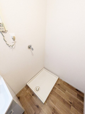 室内洗濯機置き場です
