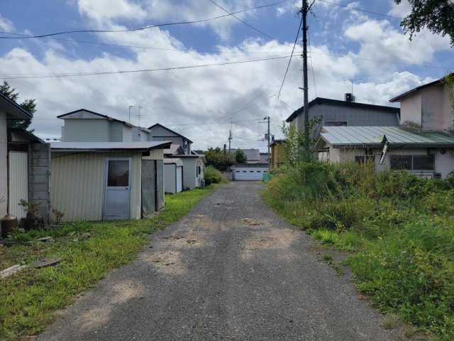 北見市春光町３丁目２０ー３９　売地の前面道路含む現地写真