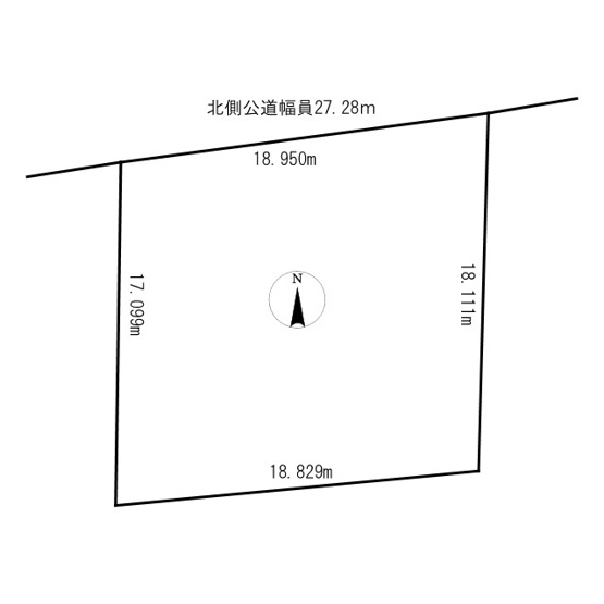 【土地図】 | 北見市相内町２７９番４　売地