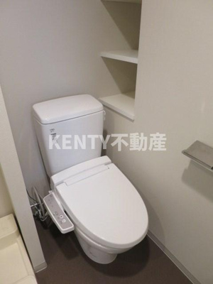 【トイレ】 | ＡＸＡＳ大森西ＡｓｙｌＣｏｕｒｔ | 落ち着いた色調のトイレです
