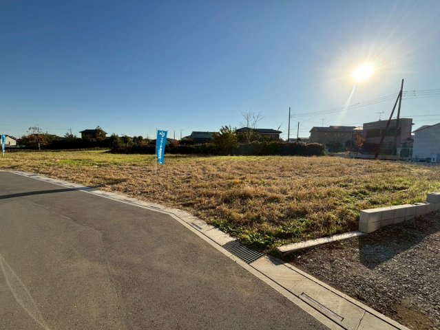 土地　川越市笠幡の外観|間口が広く車の出し入れスムーズ