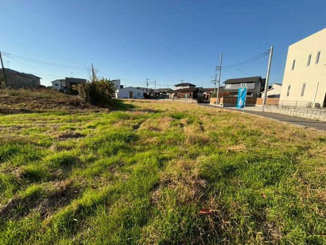 土地　川越市笠幡の前面道路含む現地写真|前面道路幅員約4m
