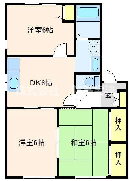 御幸ロードⅡ番館の間取り